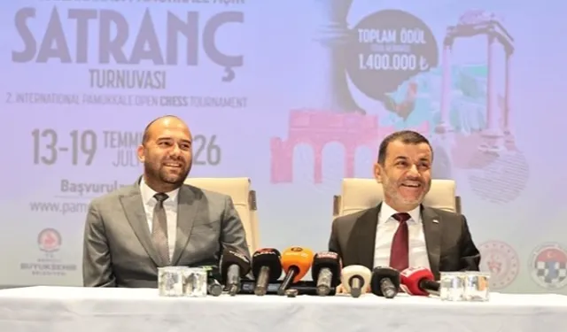 Pamukkale Açık Satranç Turnuvası Denizli'de başlıyor