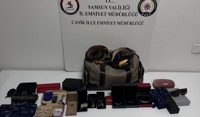 Samsun'da 6 milyon lira değerinde mücevher çalan şüpheli yakalandı