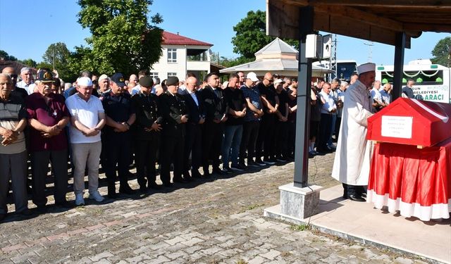 Samsun'da vefat eden Kıbrıs gazisi son yolculuğuna uğurlandı