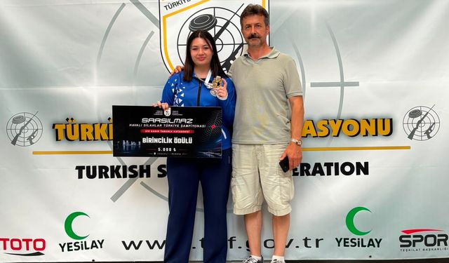 Samsunlu sporcu atıcılıkta altın madalya kazandı