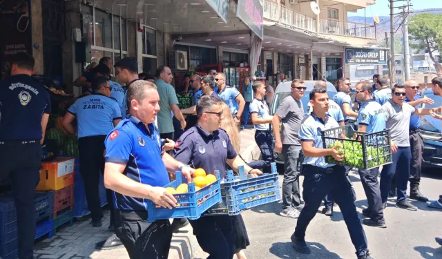 Sokak işgaline şok denetim! Zabıta affetmedi