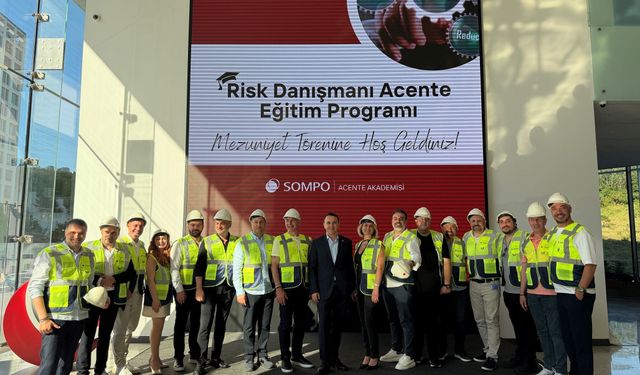 Sompo Sigorta Risk Danışmanı Acente Programı ikinci dönem mezunlarını verdi