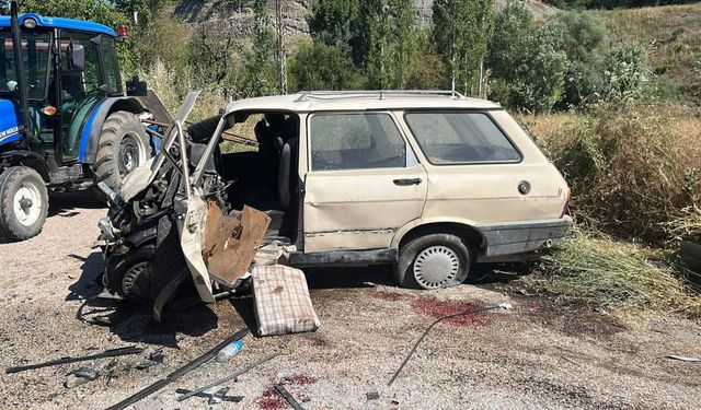 Tokat'ta kamyonet ile otomobilin çarpıştığı kazada 2 kişi yaralandı