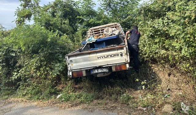 Trabzon'da kaza yapan alkollü sürücünün ehliyetine el konuldu