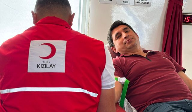 Türk Kızılay Alaca'da 112 ünite kan topladı