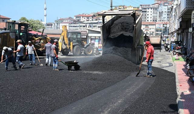 EREĞLİ ASFALTLANIYOR