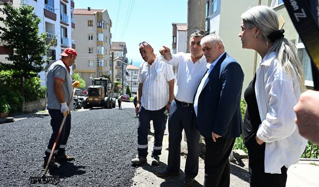 18 BİN TON SICAK ASFALT SERİLDİ