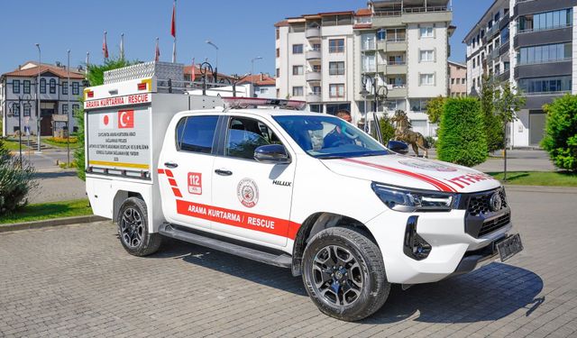 BELEDİYEYE JAPONYA’DAN 4X4 TAKVİYE