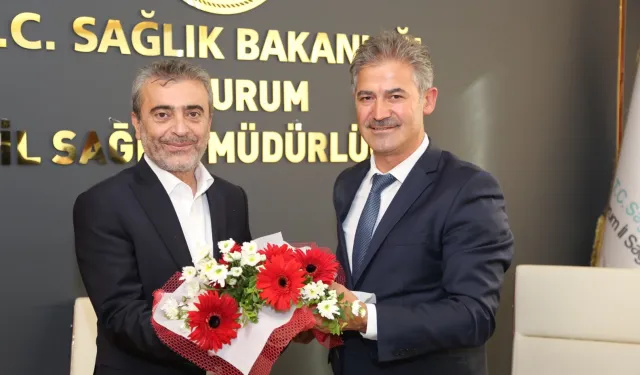 Erzurum İl Sağlık Müdürlüğü'nde bayrak değişimi