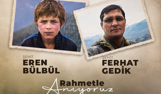 İçişleri, Eren Bülbül ve Ferhat Gedik şehadetlerinin 9. yılında unutmadı