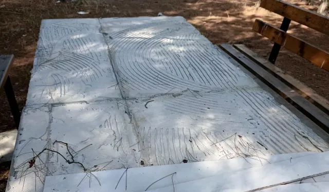 İpsala'da büyük saygısızlık! Sultanköy Barajı'ndaki piknik alanının fayansları çalındı!