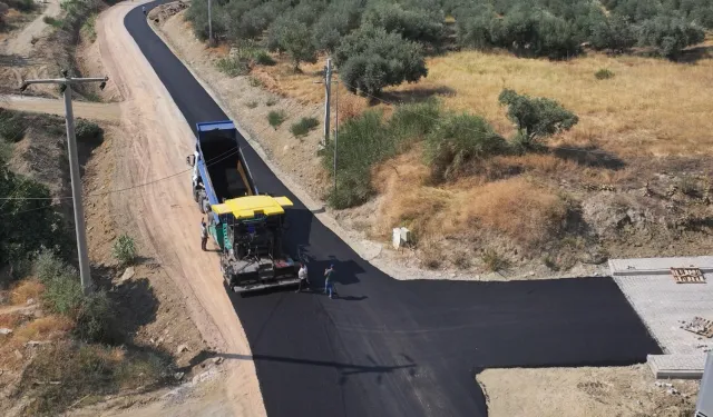 Manisa Turgutlu'nun kırsalında ulaşım konforu artıyor