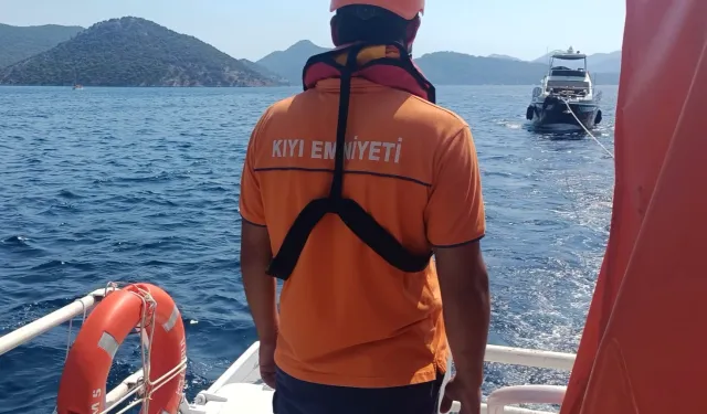 Tersane Adası açıklarında tekne arızası