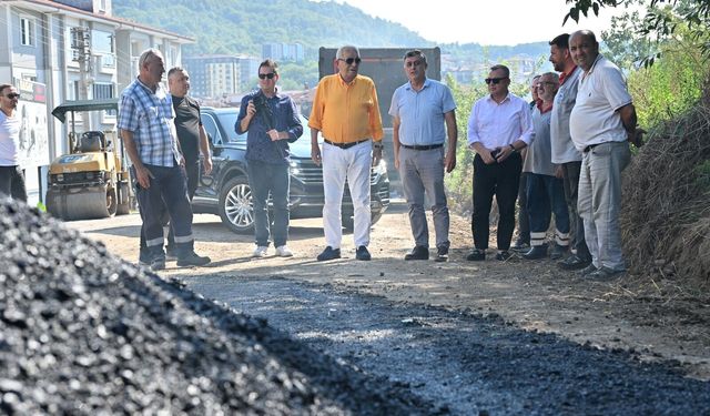 ÇALIŞMALARI YERİNDE İNCELEDİ