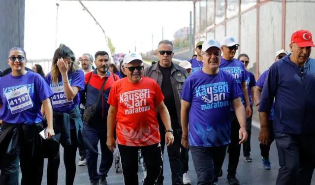 6'ncı Uluslararası Kayseri Yarı Maratonu gerçekleştirildi