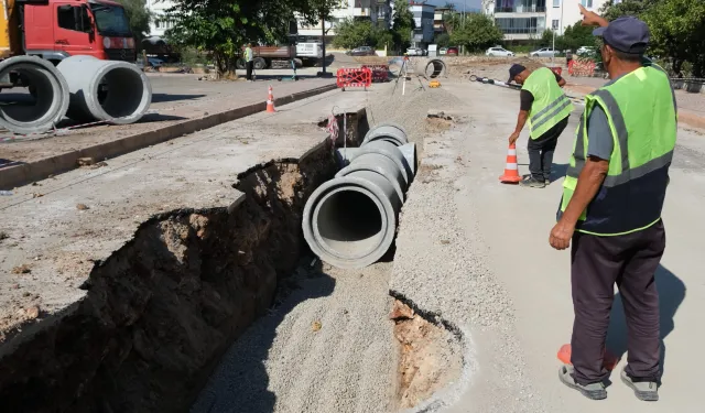 Antalya'nın yağmur suyu altyapısı güçleniyor