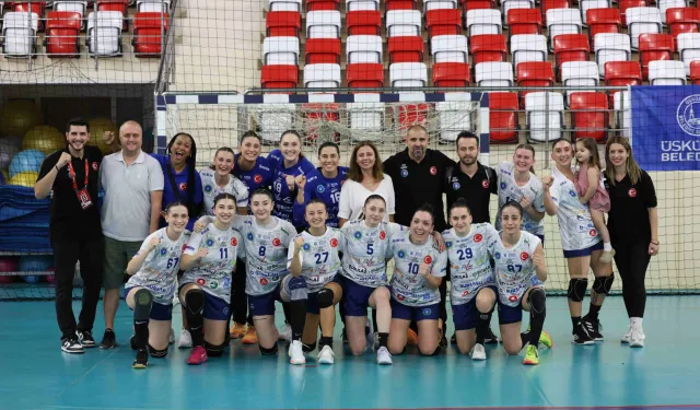 Bursalı kadın hentbolculardan bir galibiyet daha