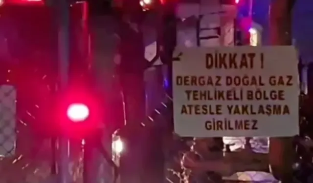 YANGINDA İTFAİYE ERİ YARALANDI