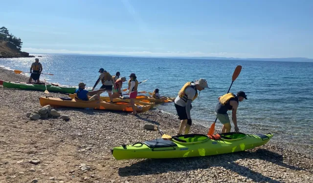 EDOSK, Saros Körfezi'ni deniz kayağı rotasına dönüştürüyor