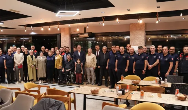 Giresun'da Başkan Köse itfaiye personeliyle yemekte buluştu