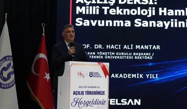 GTÜ Rektörü Prof. Dr. Hacı Ali Mantar İstanbul Esenyurt Üniversitesi'nde ders verdi