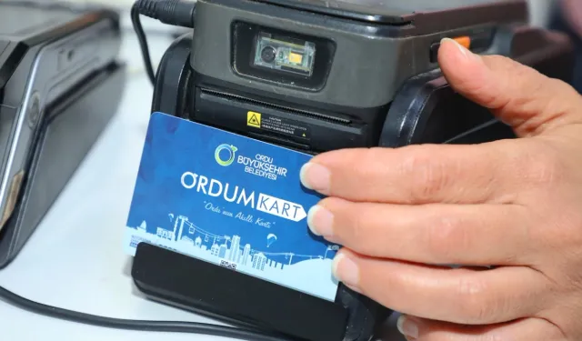 Ordu Üniversitesi'nde ORDUMKART kolaylığı