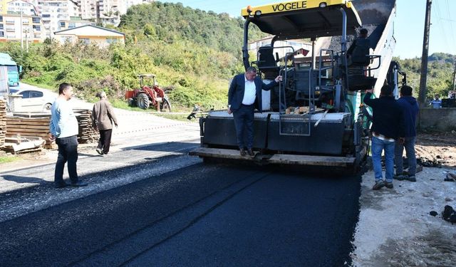 10 BİN TON SICAK ASFALT SERİLECEK
