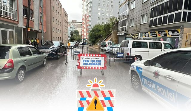 ESKİ EREĞLİ CADDESİ TRAFİĞE KAPATILDI