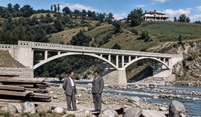 KARADENİZ EREĞLİ ARSLAN KÖPRÜSÜ 1950...