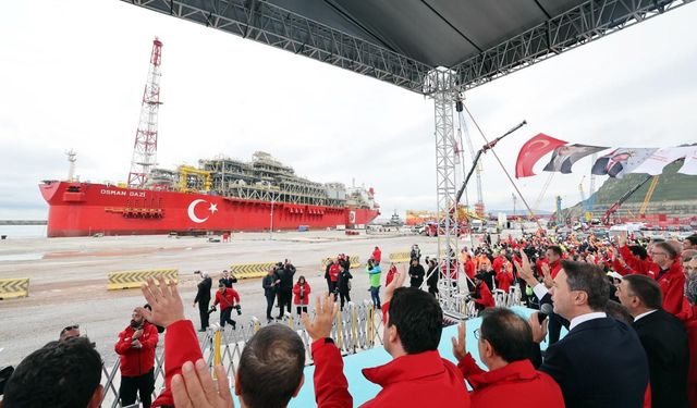 OSMAN GAZİ YÜZER PLATFORMU UĞURLANDI...
