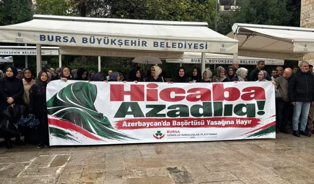 Bursa Gönüllü Kuruluşlar'dan Azerbaycan'daki başörtüsü yasağına tepki