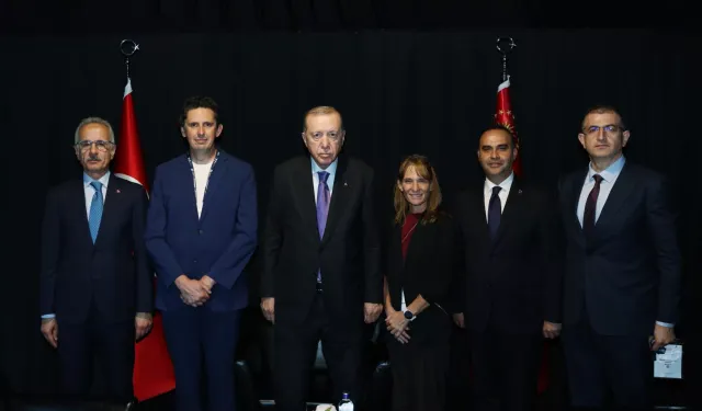 Cumhurbaşkanı Erdoğan, SpaceX yöneticilerini kabul etti