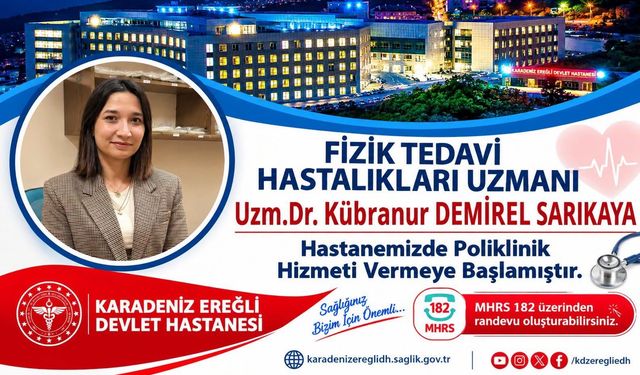 DEVLET HASTANESİ’NE YENİ UZMAN DOKTOR