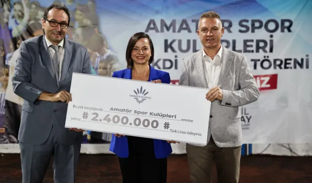 Karabağlar'da amatör spora 2,4 milyon TL destek
