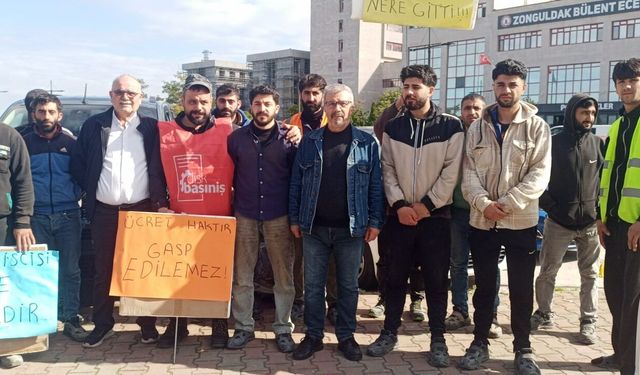 EYLEMDEKİ İŞÇİLERE DESTEK