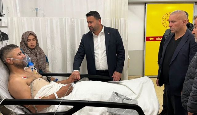 YARALI MADENCİLERE GİTTİLER