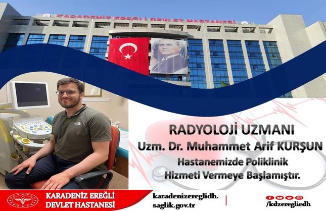 RADYOLOJİ UZMANI GÖREVE BAŞLADI