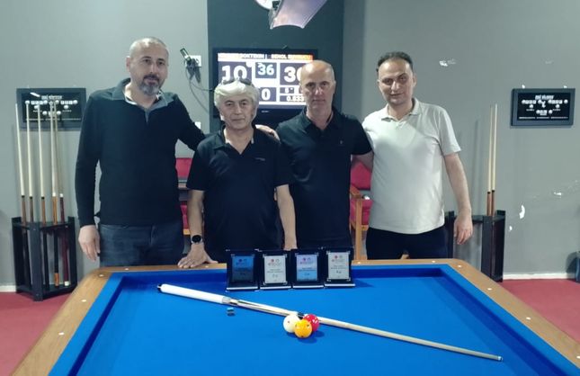 ÖZEL 3 BANT BİLARDO TURNUVASI TAMAMLANDI