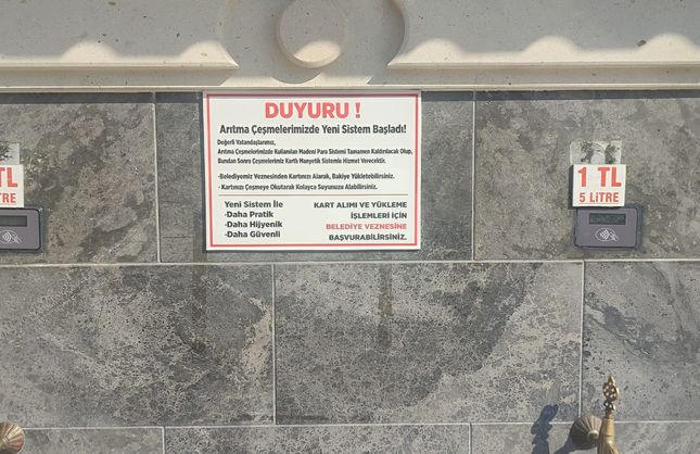1 LİRAYA 5 LİTRE SU!