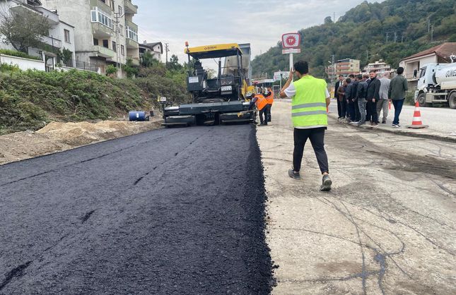 OSB'DE YOL ÇİLESİ BİTİYOR...