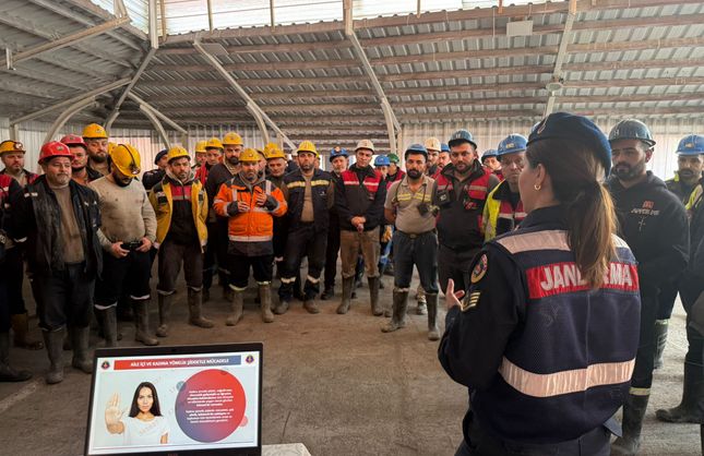 MADENCİ'YE 'KADINA ŞİDDETE KARŞI' BİLGİLENDİRME