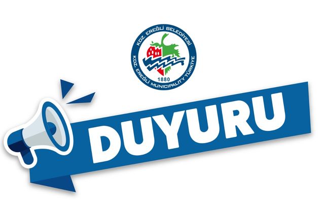 BELEDİYEDEN VEZNE DUYURUSU