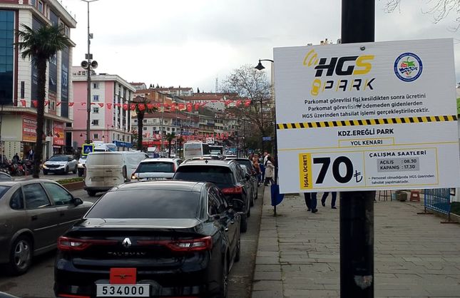 EREĞLİ'DE HGS PARK SİSTEMİ DEVREDE