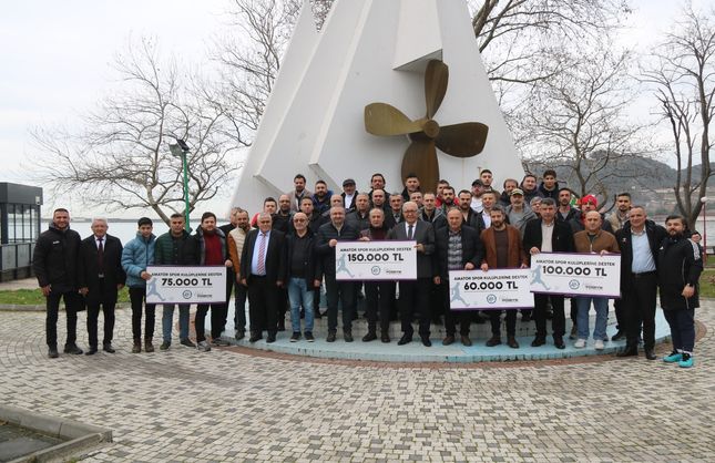 EREĞLİ'DE 22 KULÜBE 1,5 MİLYON LİRA YARDIM