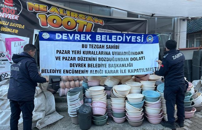 DÜZENİ BOZDU, TEZGAHI KAPANDI