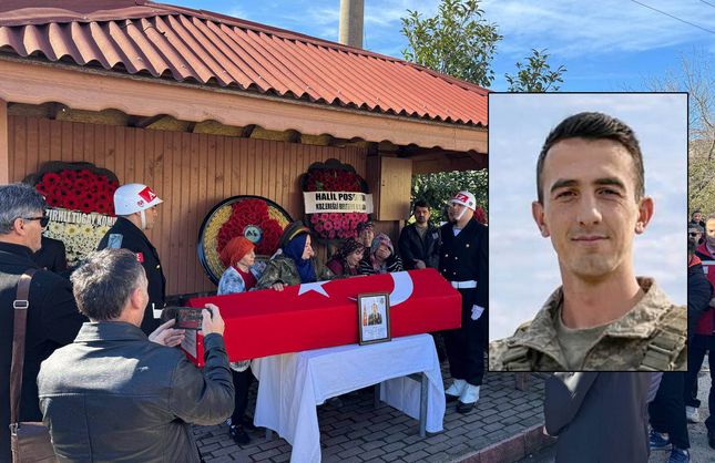 VEFAT EDEN ASKER SON YOLCULUĞUNA UĞURLANDI