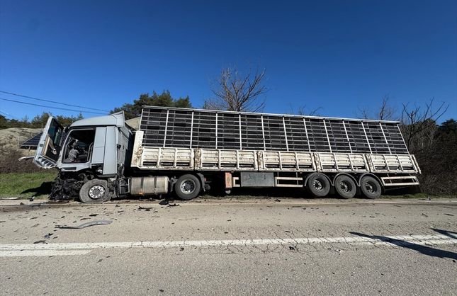 TIR KAZASI, HAYATINI KAYBETTİ!
