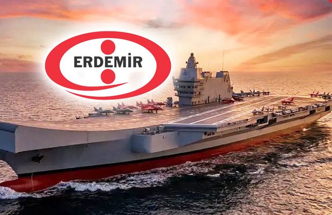 MİLLİ UÇAK GEMİSİNİN ÇELİĞİ ERDEMİR'DEN