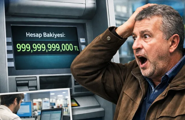HESABINDA 999.999.999.000 TL GÖZÜKTÜ! BANKA İNCELEME BAŞLATTI