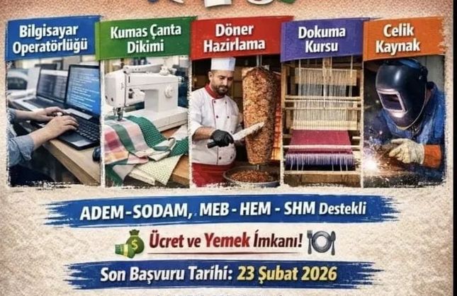 HEM MESLEK ÖĞRENECEKLER HEM PARA KAZANACAKLAR